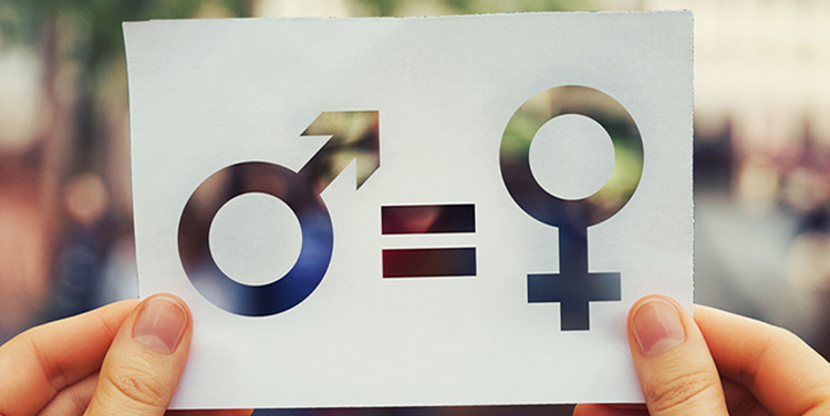 Hands Holding Paper With Cutout Gender Equalit