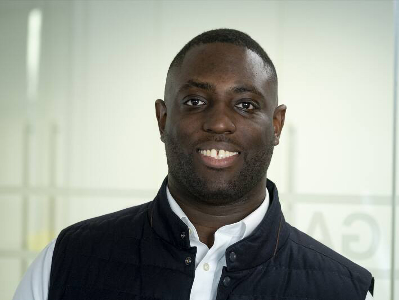 african male person smiling