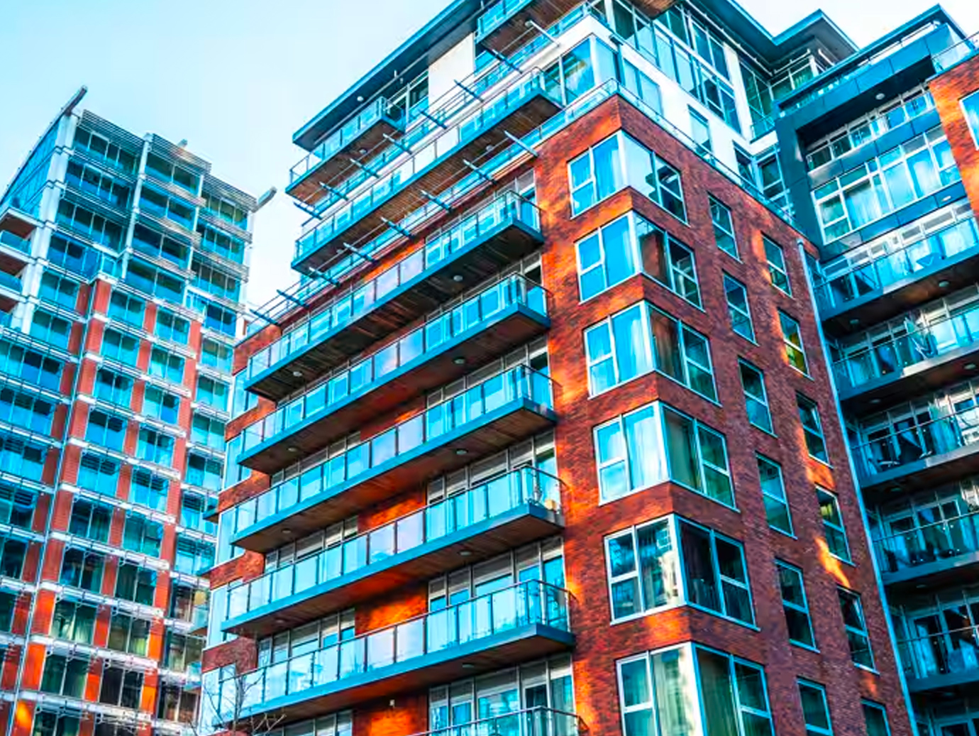 two high-rise buildings