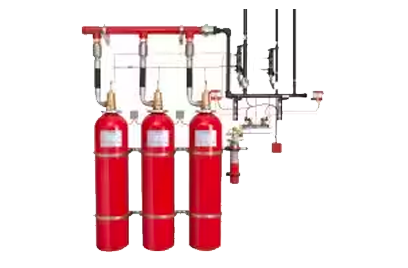 Gaseous fire suppression equipment