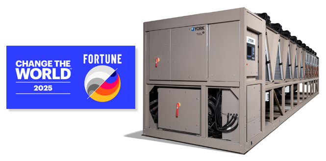 Johnson Controls included in Fortunes 2025 Change the World List for Data Centre Thermal Management Innovation