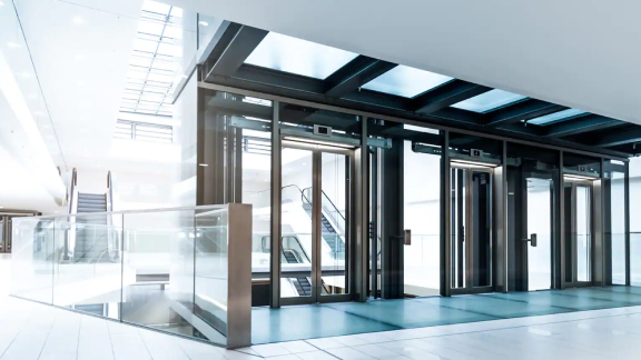 an office with multiple doors depiciting door controller