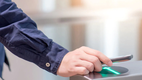 a man giving his access in software based access system