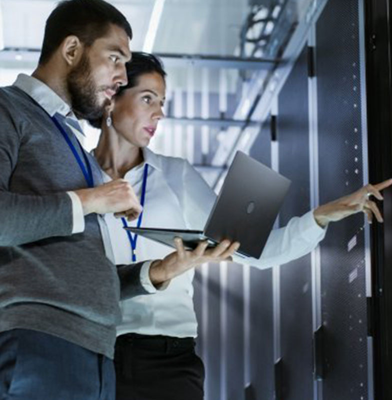 people near control panel