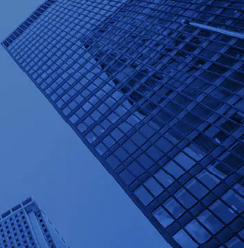 A low angle view of a tall building