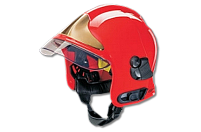 fire protection helmet white background