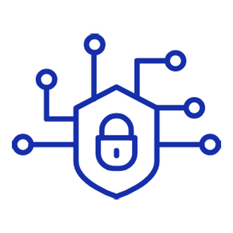 Icon depicting privacy by design ​