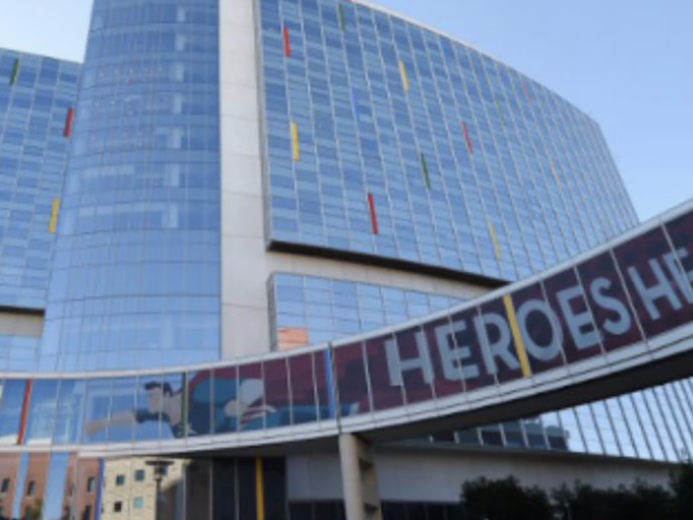 Downward view of the Childens' Hospital in Alabama